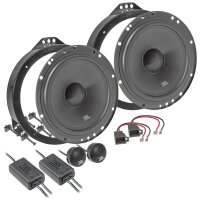 JBL Stage2 65CF Lautsprecher Einbauset kompatibel mit Opel Astra F G Omega B Vectra B Zafira A B 165mm Compo System