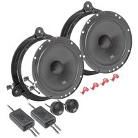 JBL Stage2 65CF speaker installation kit compatible with Smart ForTwo 453 from 2014 onwards 165 mm component system