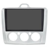 Radioblende für 9 Zoll Tablet Gerät kompatibel mit Ford Focus manuelle Klima 2005-2011