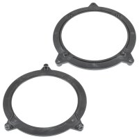 Lautsprecherringe Adapter Halterungen kompatibel mit BMW 3 E46 Fronttür für 130mm DIN Lautsprecher