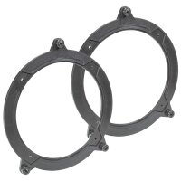 Lautsprecherringe Adapter Halterungen kompatibel mit BMW 3 E46 Fronttür für 130mm DIN Lautsprecher