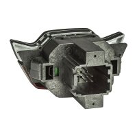 Doppel DIN Radioblende kompatibel mit Ford C-Max DXA ab 2010 Kuga DM2 ab 2012 Piano Lack mit Warnblinkschalter