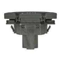 Doppel DIN Radioblende kompatibel mit Ford C-Max DXA ab 2010 Kuga DM2 ab 2012 Piano Lack mit Warnblinkschalter