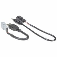 USB+AUX replacement adapter compatible with SsangYong Tivoli Musso vehicles from 2015 onwards