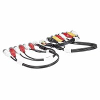 Original radio connection cable 10/12 pin preamplifier AUX compatible with Alpine INA-W900