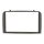 Radio panel for 9-inch tablet device compatible with Alfa Romeo 147 GT dark silver metallic