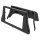 Radio bezel for 9-inch tablet device compatible with Citroën Berlingo, Peugeot Partner, and Opel Combo from 2019 onwards, black, for devices without a drive (short design)