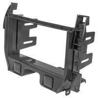 Radio bezel for 9-inch tablet device compatible with Citroen C3 DS3 2009-16 2DIN black