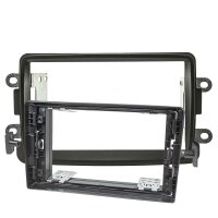 Radioblende für 9 Zoll Tablet Gerät kompatibel mit Dacia Lodgy Dokker Duster Sandero ab 2012 Renault Captur ab 2013 schwarz