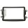 Radioblende für 9 Zoll Tablet Gerät kompatibel mit Dacia Lodgy Dokker Duster Sandero ab 2012 Renault Captur ab 2013 schwarz
