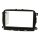 Radio bezel for 9-inch tablet device compatible with Fiat 500 from 2016 onwards and 500 Abarth with Uconnect 7-inch radio in piano black finish