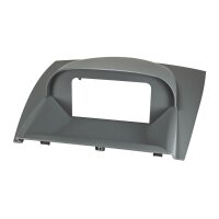 Radioblende für 9 Zoll Tablet Gerät kompatibel mit Ford Fiesta JA8 ab 2009-2017 dunkelsilber Displayabdeckung grau mit Multifunktionsdisplay