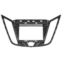 Radio bezel for 9-inch tablet device compatible with Ford C-Max DXA from 2010 Kuga DM2 from 2012 Piano black finish