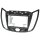 Radio bezel for 9-inch tablet device compatible with Ford C-Max DXA from 2010 Kuga DM2 from 2012 Piano black finish