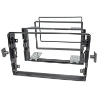 Radio bezel for 9-inch tablet device compatible with Isuzu D-Max 2021-2024 vehicles with and without touchscreen