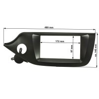 Radioblende für 9 Zoll Tablet Gerät kompatibel mit Kia Ceed Pro Ceed JD 2. Generation 2012-2018