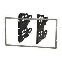 Radio bezel for 9-inch tablet device compatible with Mazda 5 (CR) 2005-2010 silver