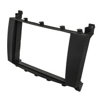 Radio panel for 9-inch tablet device compatible with Mercedes C-Class W203 S203 CLK Facelift CLC G-Class black