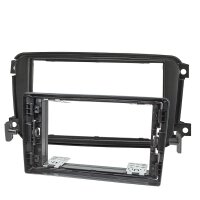 Radio panel for 9-inch tablet device compatible with Smart fortwo 451 facelift from 10/2010-2014, black