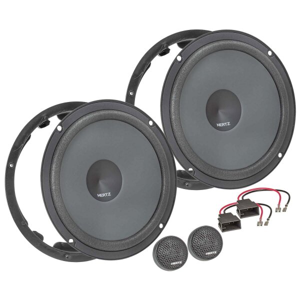 Tomzz Audio Adaptateurs Haut-parleurs 165mm - Compatible Mitsubishi ASX, Outlander, Pajero Et Plus