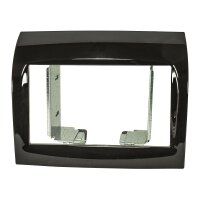 Doppel DIN Radioblende Set kompatibel mit Fiat Ducato Facelift ab Bj.2011 Piano Lack schwarz mit Einbaukit Modelle mit Werksradio Sony - B-Ware
