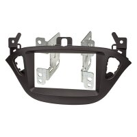 Doppel DIN Radioblende HQ kompatibel mit Opel Corsa E ab 2015 Adam ab 2013 schwarz  - B-Ware