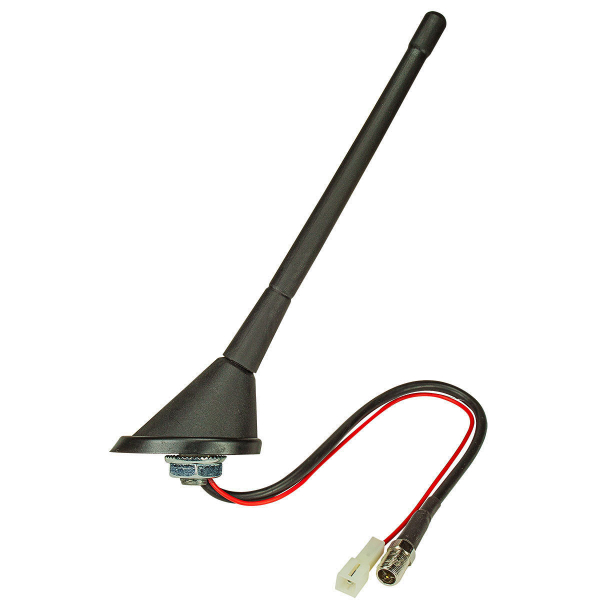 Car antenna roof antenna 16V amplifier screw connection short version