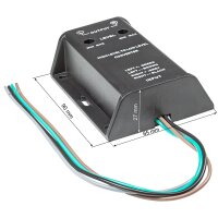 High Low Adapter für Subwoofer Verstärker Umwandler Converter Lautsprecher auf Cinch Pegel regelbar
