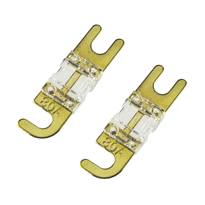 Mini ANL fuse 80A 2 pieces with gold plated contacts