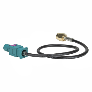 Fakra (M) antenna adapter plug to SMA plug (M) compatible...