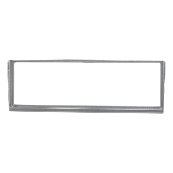 Radio bezel compatible with Alfa Romeo 156 type 932 facelift from 2002-2005, silver