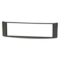 Radio bezel compatible with Smart fortwo (450) 1998-2007 dark grey with metal slot