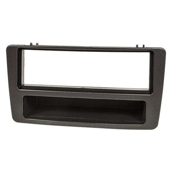 Radio bezel compatible with Honda Civic (2001-2006) vehicles w. manual air condition anthracite