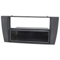 Radio bezel compatible with Jaguar X-Type (2001–2009) and S-Type (2002–2007), black