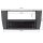 Radio bezel compatible with Jaguar X-Type (2001–2009) and S-Type (2002–2007), black