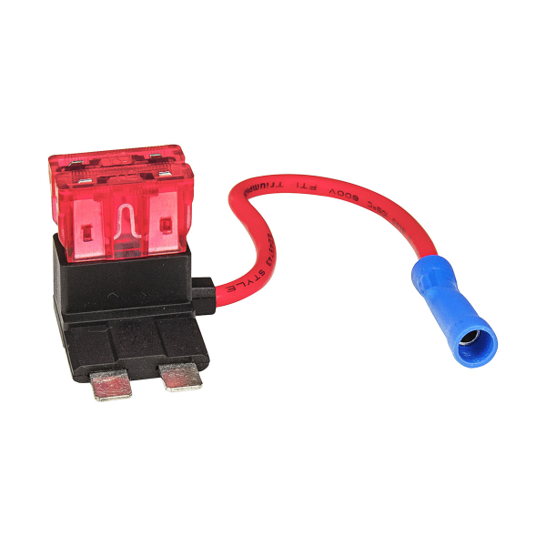 Fuse holder current thief DIN plug fuse with 2 fuses 10A with tap for