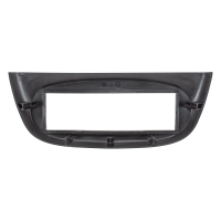 Radio bezel compatible with Renault Twingo II from 2007 Renault Wind from 2010 black