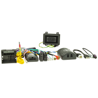 Lenkradfernbedienungsadapter + Warntöne Interface CAN kompatibel mit BMW mit OEM BMW Business Professional  mit AUX / USB